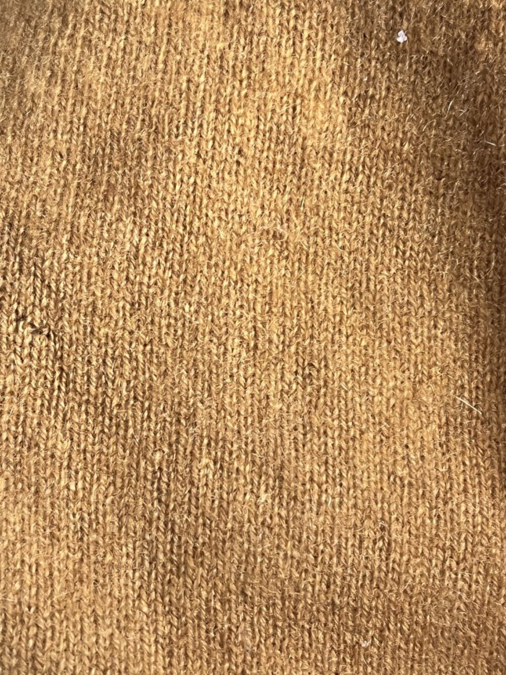CHAN LUU gold 100% CASHMERE CARDIGAN cable SWEATER S - Picture 11 of 12